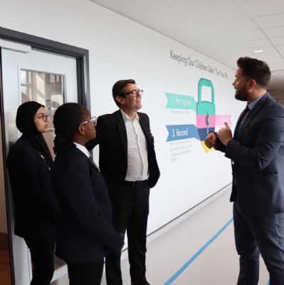 Andy Burnham visit